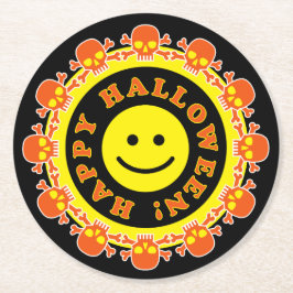 Halloween Party Ronde Kartonnen Onderzetter