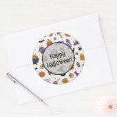 Halloween Party Ronde Sticker (Envelop)