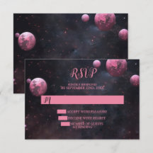 Halloween Party Roze Boom Rode Maan Donkere Nacht