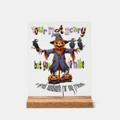 Halloween Party Scarecrow en vrienden Acryl Bord (Voorkant)