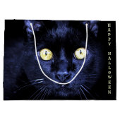 Halloween Party Scary Black Cat Horror Night Groot Cadeauzakje (Achterkant)