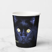 Halloween Party Scary Black Cat Horror Night Papieren Bekers (Achterkant)