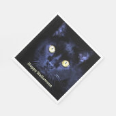 Halloween Party Scary Black Cat Horror Night Servet (Hoek)