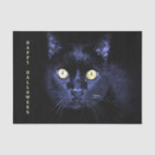 Halloween Party Scary Black Cat Horror Night Tissuepapier (Voorkant)