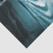 Halloween Party Scary Ghost Dark Blue Night Black Tissuepapier (Detail)