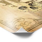 Halloween Party Sign  schedel vleermuizen typograf Foto Afdruk (Hoek)