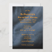 Halloween Party Skeleton en oude grafsteen Kaart (Achterkant)