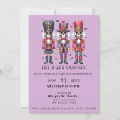 Halloween Party Skeleton Halloween Kerstmis Kaart (Voorkant)