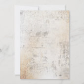 Halloween Party Skull Lijst Gotische Verjaardag Kaart (Achterkant)