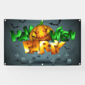 Halloween Party Spandoek (Horizontaal)