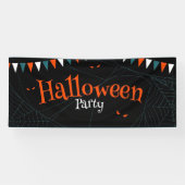Halloween Party Spandoek (Horizontaal)