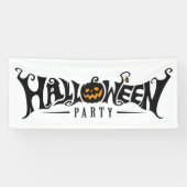 Halloween Party Spandoek (Horizontaal)