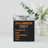 Halloween Party sparen de Aankondiging van de Datu (Staand voorkant)