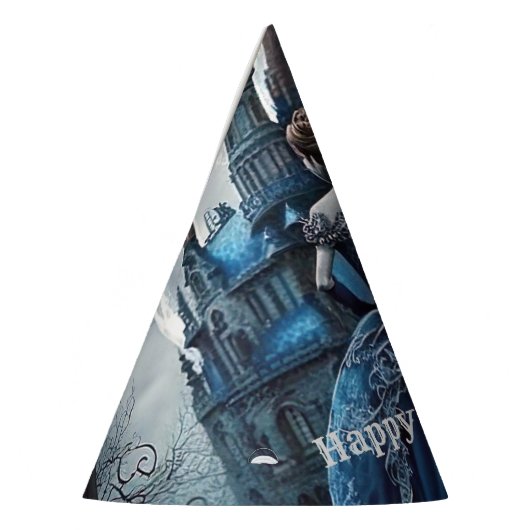 Halloween Party Spookhuis Blauwe Nacht Eng Feesthoedjes (Links)