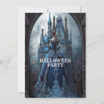 Halloween Party Spookhuis Blauwe Nacht Eng