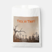 Halloween Party Spooky Cemetery Bedankzakje (Voorkant)