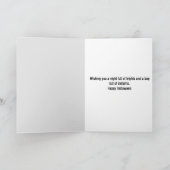 Halloween Party Spooky Haunted House Kaart (Binnen)