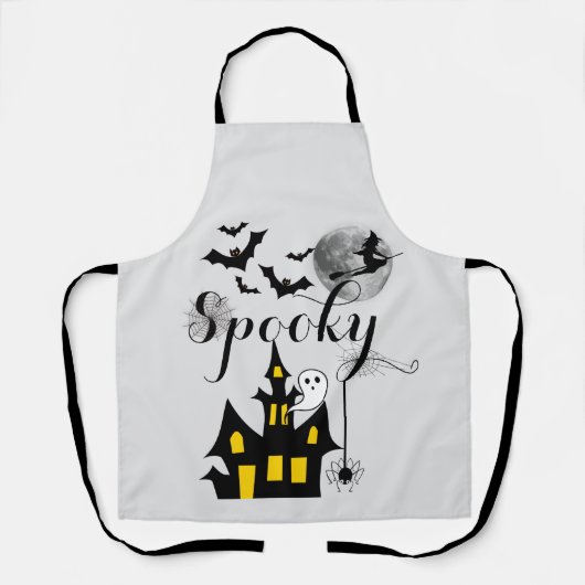 Halloween Party Spooky Haunted House Schort (Voorkant)