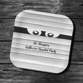 Halloween Party Spooky Mummy Custom Papieren Bordje