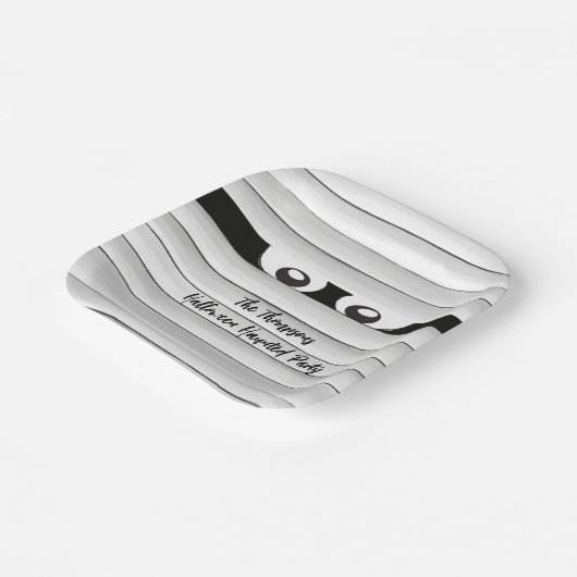 Halloween Party Spooky Mummy Custom Papieren Bordje (Gebogen)