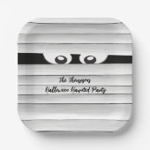 Halloween Party Spooky Mummy Custom Papieren Bordje (Voorkant)