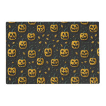 Halloween party spooky pompoen cartoon donker