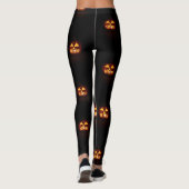 Halloween Party Spooky Scary Funny Pumpkins Leggings (Achterkant)