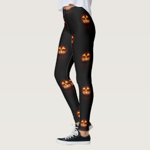Halloween Party Spooky Scary Funny Pumpkins Leggings