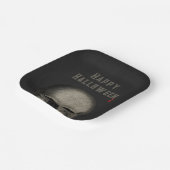 Halloween Party Spooky Skull Papieren Bordje (Gebogen)