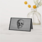 Halloween Party Spooky Skull Place Card Plaatskaartje (Achterkant)
