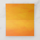 Halloween Party Spooky Skull Place Card Plaatskaartje (Binnenkant ongevouwen)