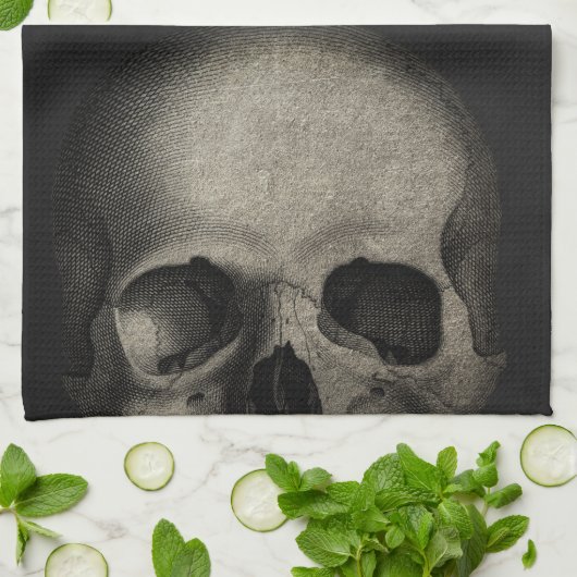 Halloween Party Spooky Skull Theedoek (Gevouwen)