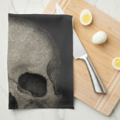 Halloween Party Spooky Skull Theedoek (Quarter Fold)