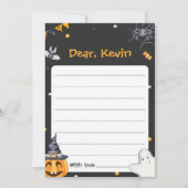 Halloween Party Spooky Verjaardag Time Capsule Kaa Kaart (Voorkant)