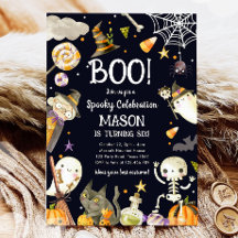 Halloween Party Spooky Viering Jongen Verjaardag