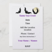 Halloween Party - SRF Kaart (Achterkant)