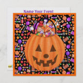 Halloween Party - SRF Kaart (Voorkant / Achterkant)