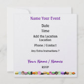 Halloween Party - SRF Kaart (Achterkant)