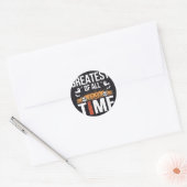 Halloween party stare ronde sticker (Envelop)