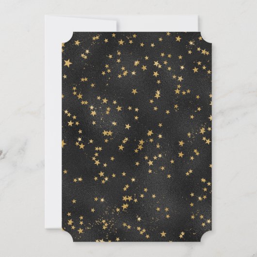 Halloween Party Stars Pattern Kaart (Achterkant)