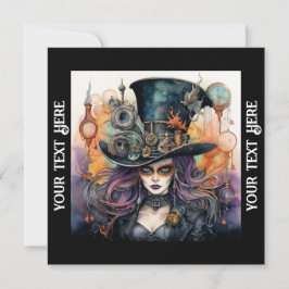 Halloween Party Steampunk Kaart