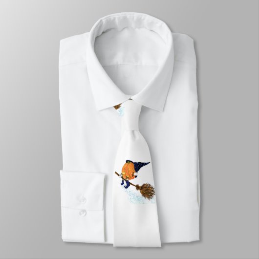 Halloween Party Stropdas heks Pumpkin Flying (Gebonden)