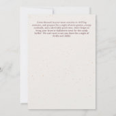 Halloween Party Sugar Skull Krans Kaart (Achterkant)