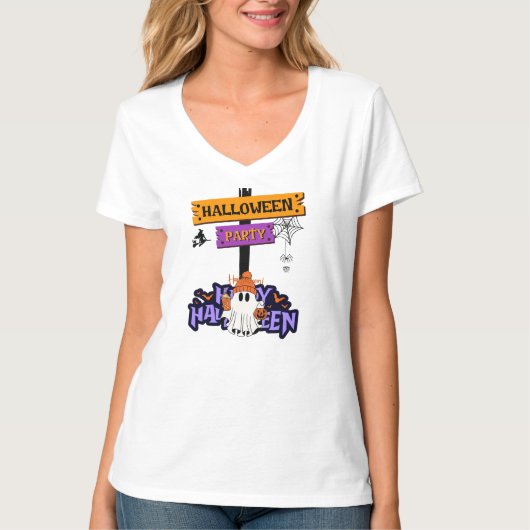 Halloween Party T-shirt (Voorkant)