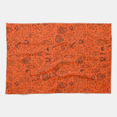 Halloween Party Theedoek (Horizontaal)