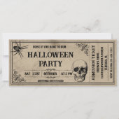  Halloween Party Ticket Uitnodiging (Voorkant)