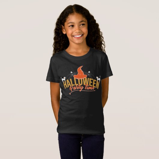 Halloween Party Time T-shirt (Voorkant volledig)