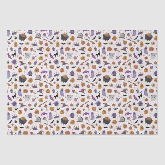 Halloween Party Tissuepapier (Voorkant)