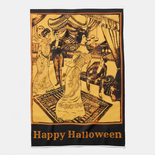  Halloween Party Towel Theedoek (Verticaal)