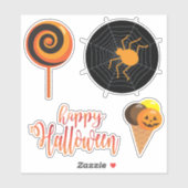 Halloween Party "Treat or Trick" magneetkaart Sticker (Vel)